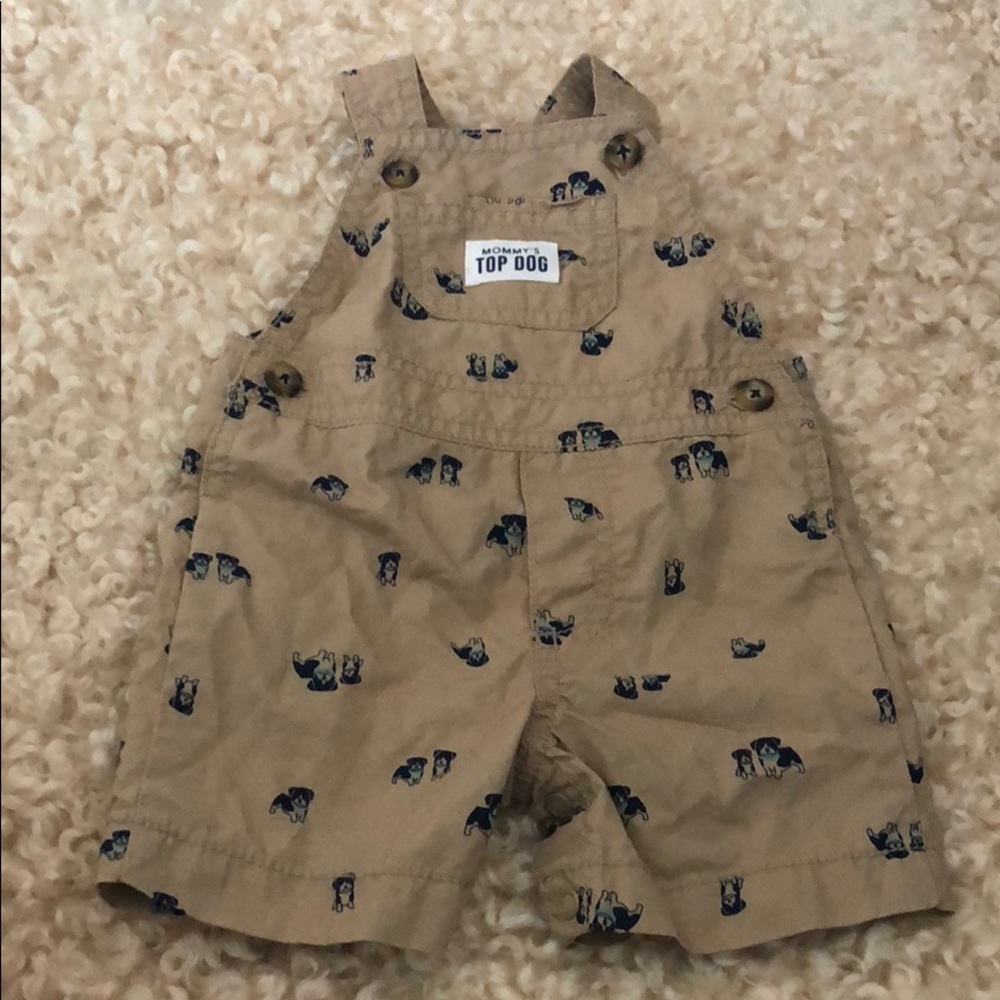 Adorable “mommy’s top dog “ overalls